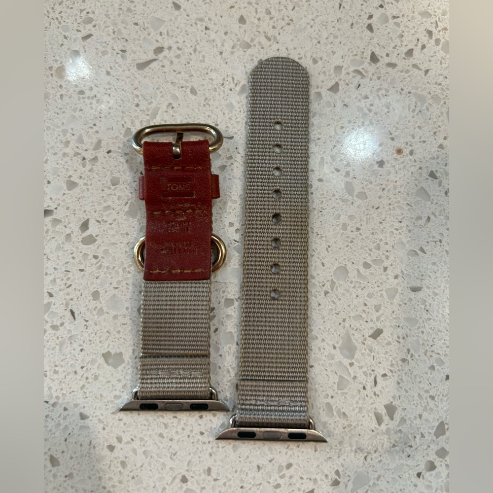 TOMS Gray‎ and Brown Watch Band